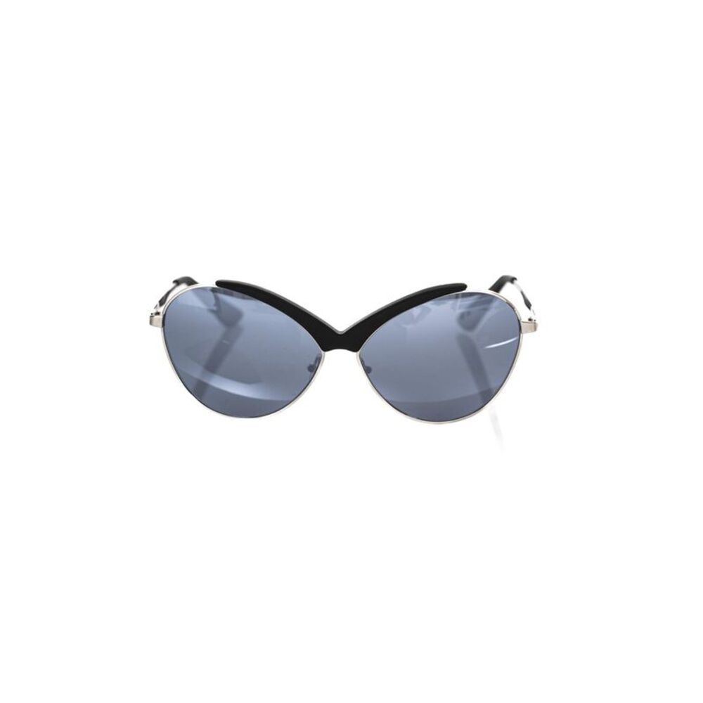 Frankie Morello Black Metallic Women Women's Sunglasses